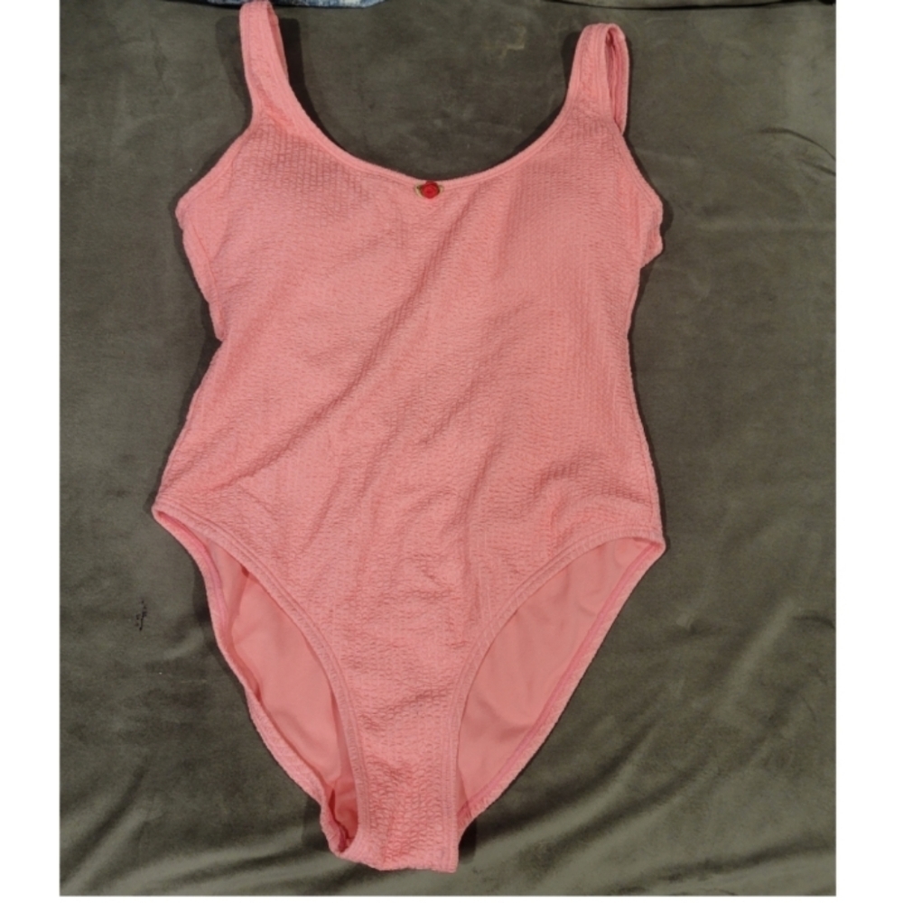 Betsey Johnson Scrunch Bunch One Piece SZ Med - Picture 2 of 4